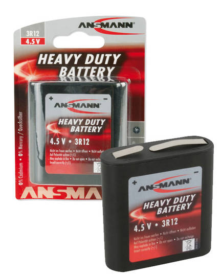 Ansmann 3R12 4.5V Zinc Carbon battery