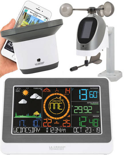 C79790 La Crosse Professional WIFI Colour Weather Station with Rain Sensor