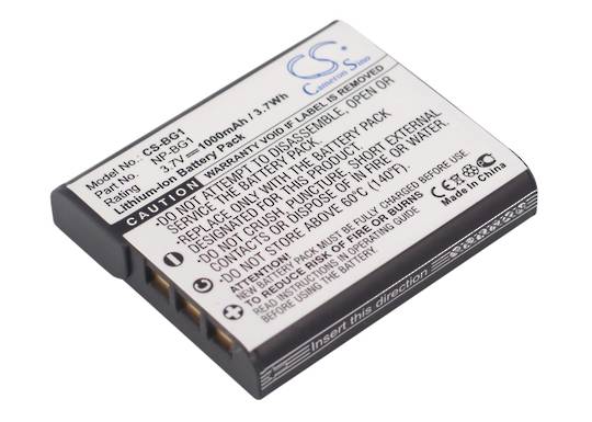 SONY NP-BG1 NP-FG1 NPBG1 NPFG1 Compatible Battery