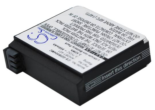 GOPRO HERO4 335-06532-000, AHDBT-401 Compatible Battery