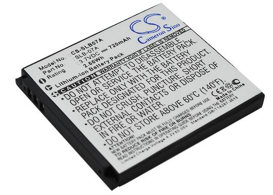 SAMSUNG SLB-07A SLB07A Compatible Battery