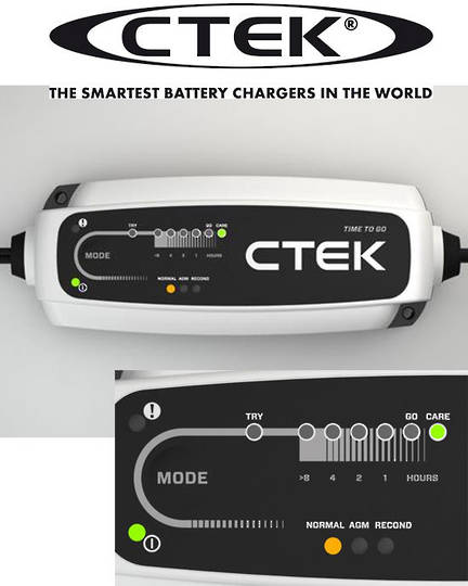CTEK CT5 TIME TO GO 5AMP BATTERY CHARGER