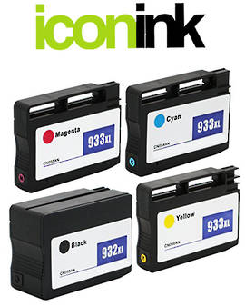 Compatible HP 932, HP 933 XL High Yield Ink Cartridge Set