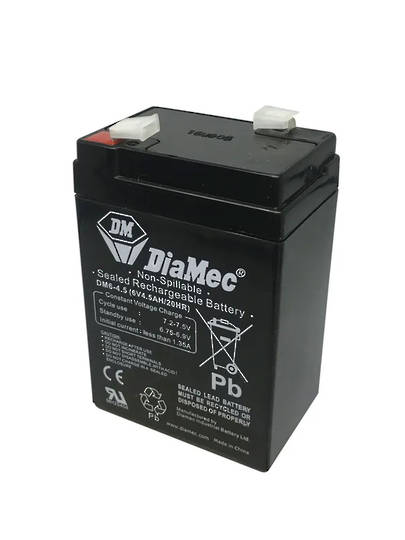Diamec 6V 4.5AH SLA battery