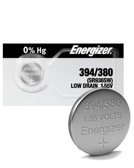 ENERGIZER 380 394 SR45 SR396 Watch Battery