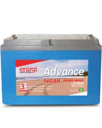 ENIRGI AL-12.8-140 Escape Series 115Ah Lithium Cell Deep Cycle Battery