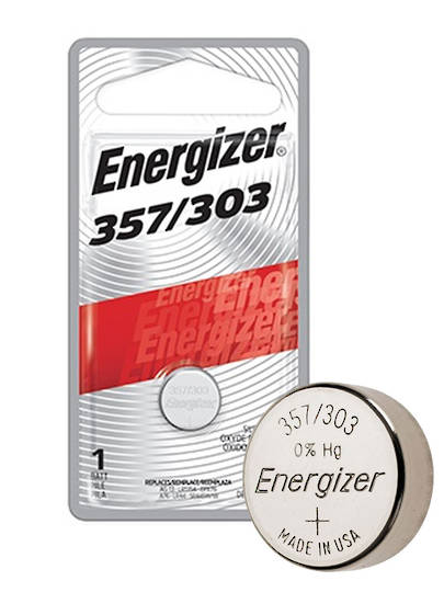 Energizer 303 357 SR44 SR44W V13GS Watch Battery