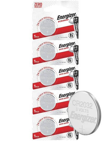 ENERGIZER CR2032 Lithium Battery 5 Pack