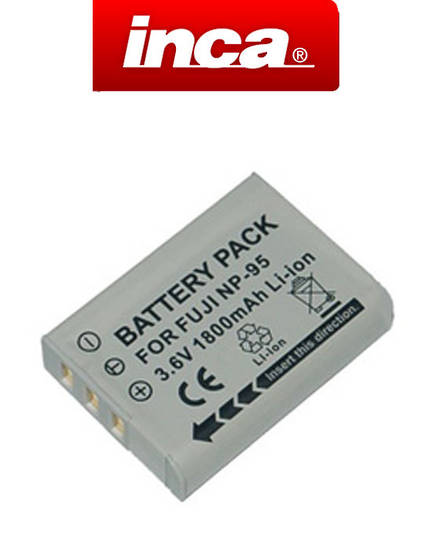 INCA FUJI NP95 NP-95 Ricoh DB-90 Camera Battery