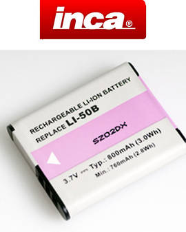 INCA OLYMPUS LI-50B / PENTAX D-LI92 Compatible Battery