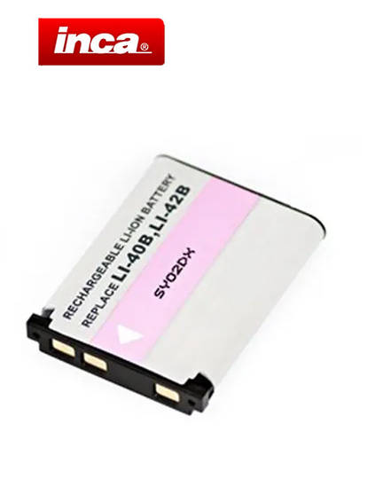 INCA OLYMPUS Li40B Li42B Camera Battery