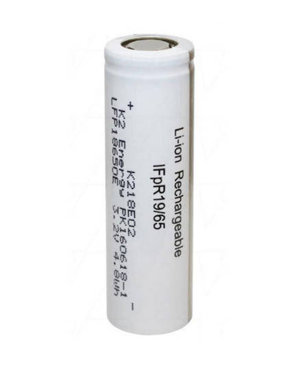 K2 ENERGY 18650 High Capacity LiFePO4 Rechargeable Battery