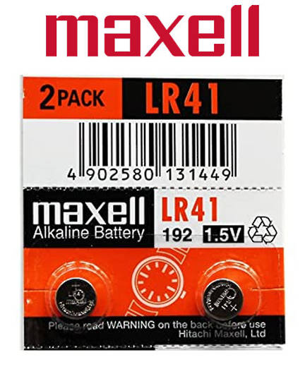 Maxell LR41 Alkaline Battery 2PK
