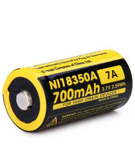 NITECORE NI18350A 18350 7A Lithium Battery