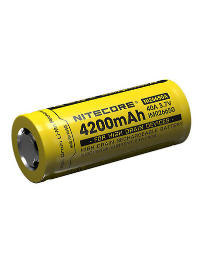 NITECORE NI26650A 26650 40A Lithium Battery