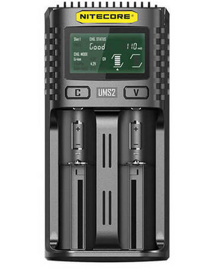 NITECORE UMS2 Intelligent USB Speedy Two-Slot Charger