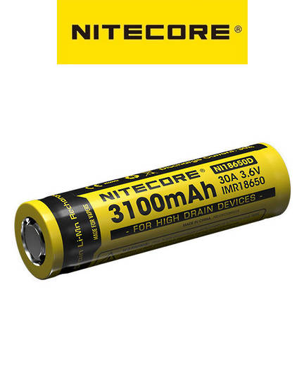 Nitecore NI18650D Flat Top 3100mAh 30A for Vaping