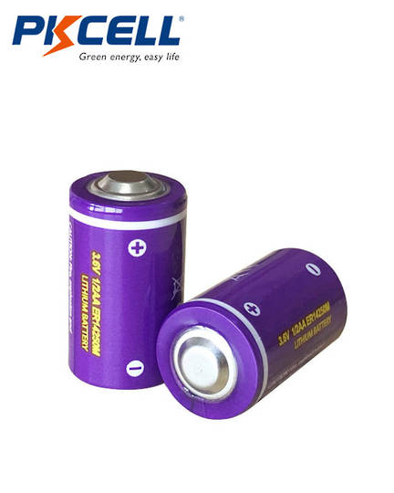 PKCELL ER14250M 1/2AA 750mAh Hi Power Type Lithium Li-SOCI2 Battery