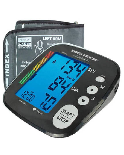 Professional Automatic Blood Pressure Monitor with Backlight - 42cm Cuff
