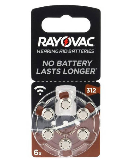 RAYOVAC Size 312 PR41 Hearing Aid Batteries