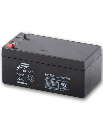 RITAR RT1232 12V 3.2AH SLA battery