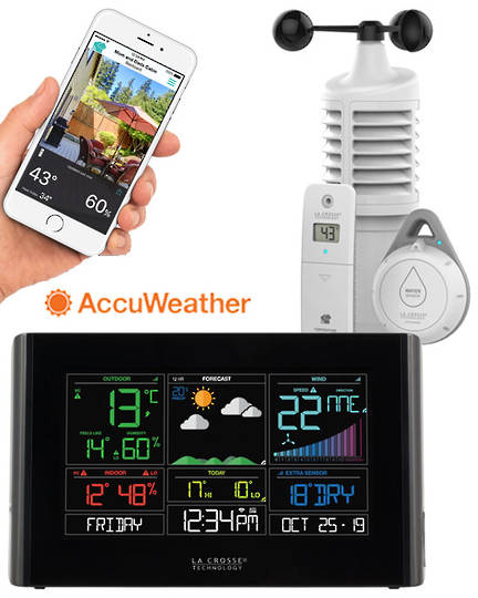S82950 La Crosse WIFI Weather Station with Leak Detector