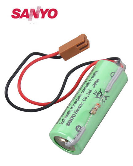 SANYO CR17450SE-R 3V PLC Battery with Plug For FANUC A98L-0031-0012