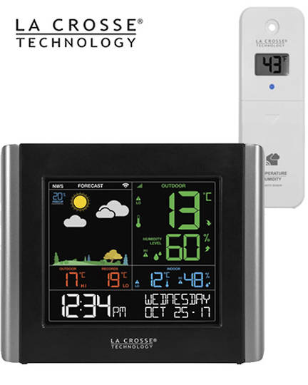 V10-TH La Crosse WIFI Colour Weather Station