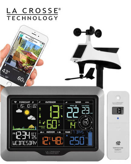 V40A-PRO La Crosse WIFI Complete Colour Weather Station