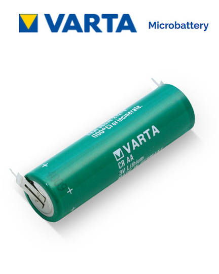 VARTA CR AA 3V Lithium battery with 2-Pin