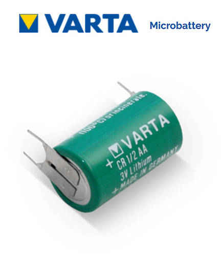 VARTA CR1/2AA Lithium Battery with 3-Pin D+7mm