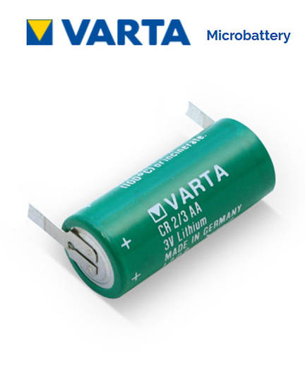 VARTA CR2/3AA Lithium Battery with Solder Tag