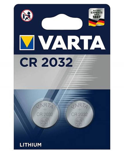 VARTA CR2032 Lithium Battery 2 Pack