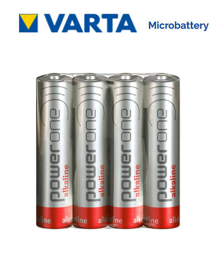 VARTA POWERONE AAA Alkaline Battery, Pack of 4