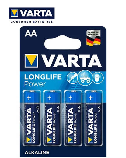Varta AA Alkaline 4 Pack