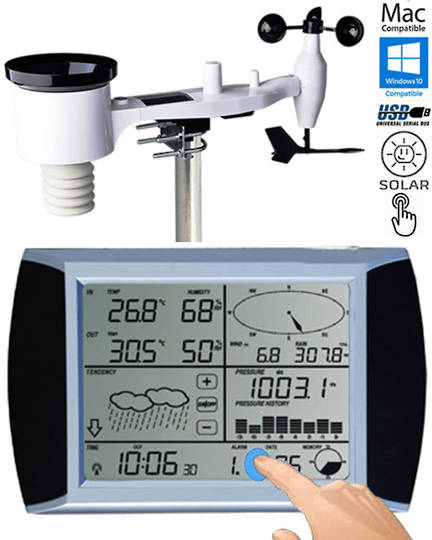 WS1081 Ver3 TESA Touch Screen Weather Center with PC interface