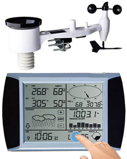 WS1081 Ver3 TESA Touch Screen Weather Center with PC interface