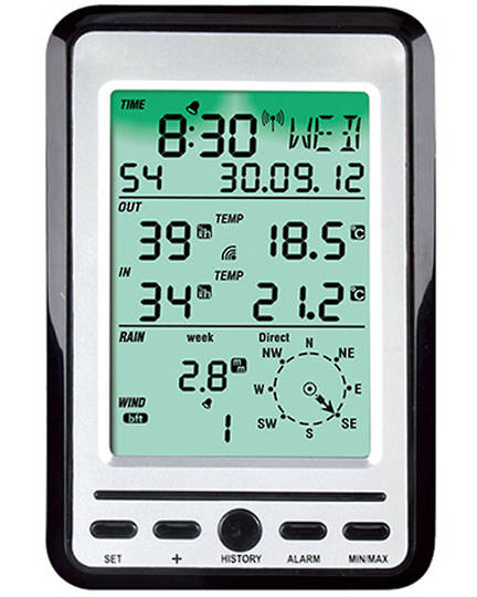 WS5300-11 TESA Prof Weather Pro LCD Base Console