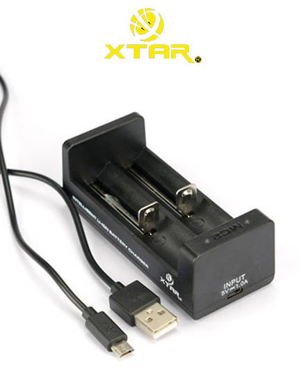 XTAR USB 2-Cell Lithium-Ion Battery Charger