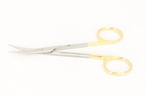 SKLAR Iris Scissors Curved 11.5cm TC