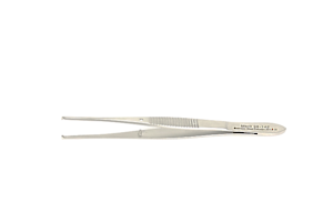 MERIT Iris Tissue Forceps Toothed 1x2 Straight 10cm
