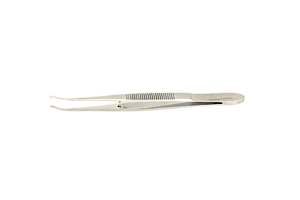 MERIT Iris Tissue Forceps Toothed 1x2 Half Curved 10cm