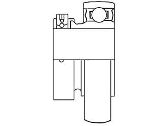 AEL201 008: 1/2X40MM Ball Bearing Unit Cam Lock Imperial