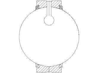 GE110ES 2RS: 110X160X70X55MM Ball Bushing Spherical Plain Metric