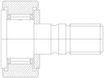 CR14BUU: 3/8X7/8X1 13/32 INCH Bearing Track Roller Stud Type Imp