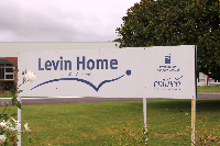 Levin Home sign