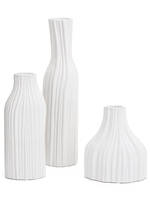 EDITH S  Texture Ceramic Vase Small