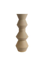 Triple Angle Ceramic Vase Sand