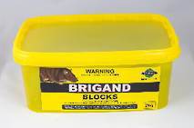 Brigand Rodenticide Blocks - 2kg