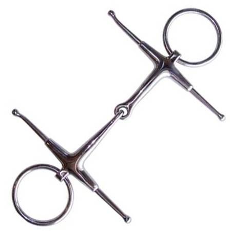 Korsteel Stainless Steel Jointed Fulmer Snaffle Bit